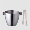 Custom 1.3L  Double-Wall Stainless Steel Insulated Wine Beer Cooler Ice Bucket With Lid and Ice Tong